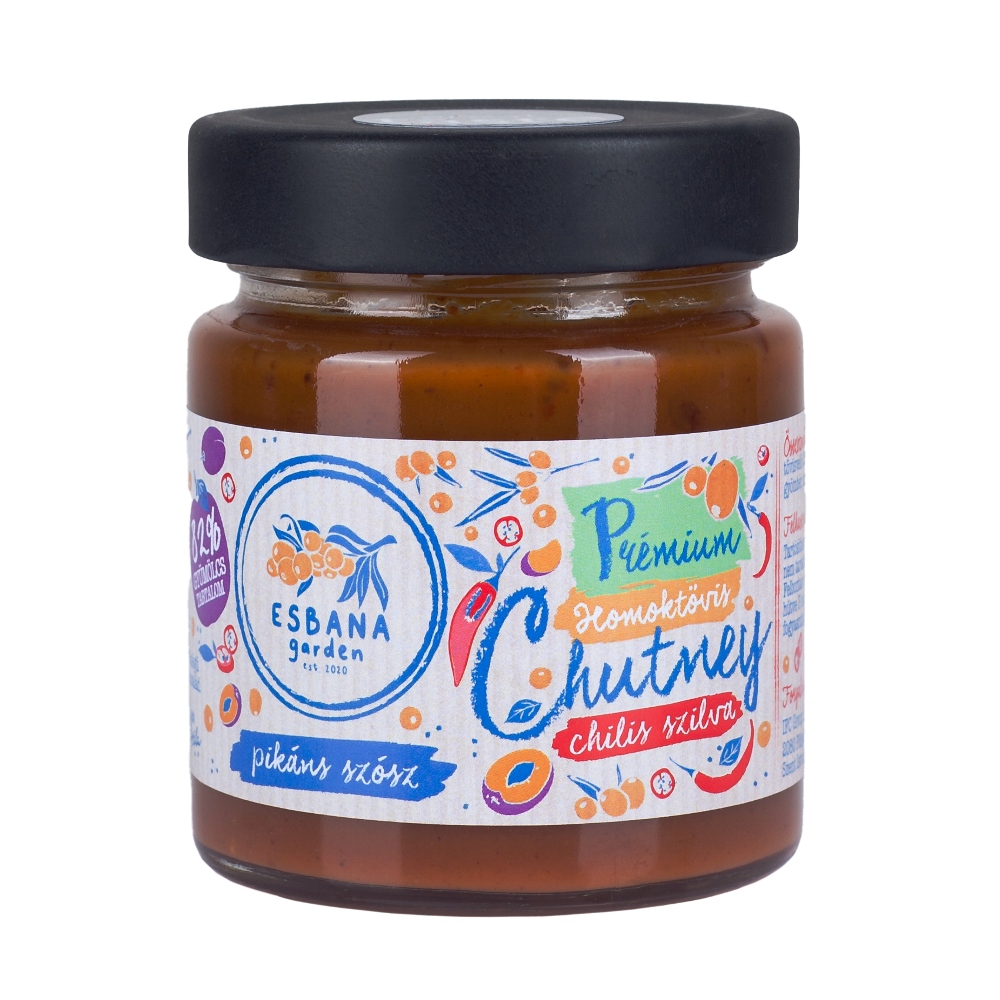 Prémium homoktövis chutney chilis szilva
